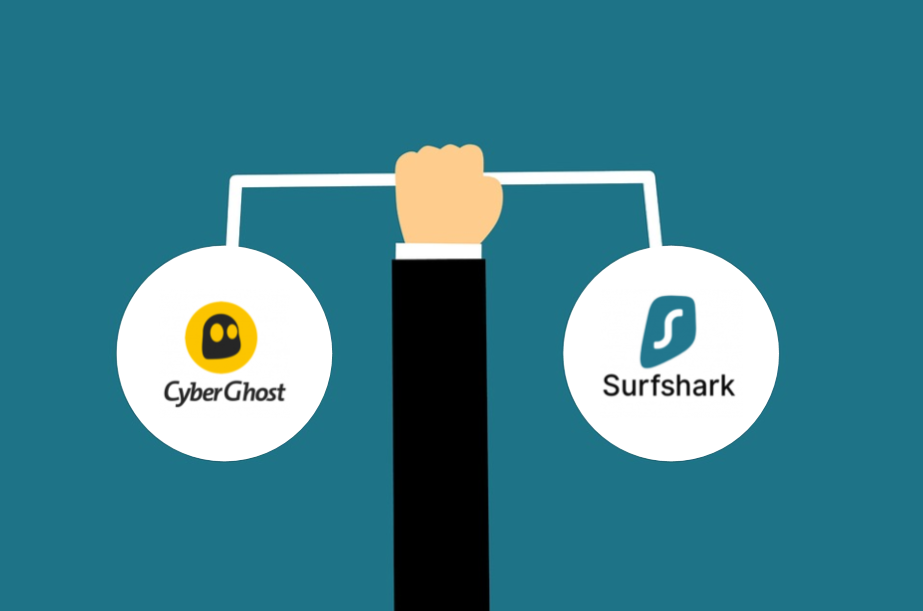 cyberghost vs surfshark